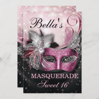 Masquerade Geburtstagsparty Einladungen