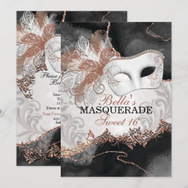 Masquerade Geburtstagsparty Einladungen