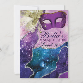 Masquerade Geburtstagsparty Einladungen