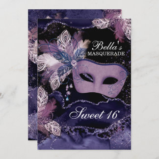 Masquerade Geburtstagsparty Einladungen