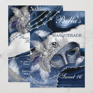 Masquerade Geburtstagsparty Einladungen