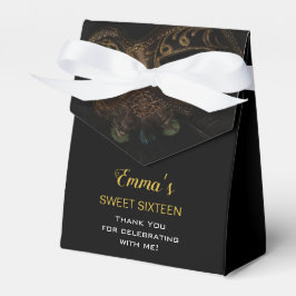 Masquerade Gold Black Sweet 16 Geburtstag Vielen D Geschenkschachtel