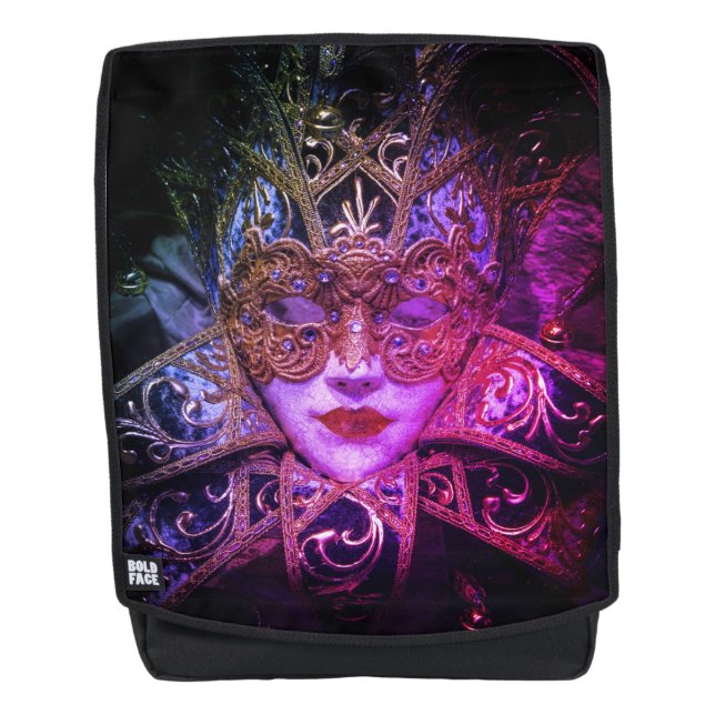 Masquerade Maske Viktorianisch elegante gotische R Rucksack (Vorderseite)