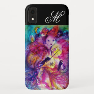 MASQUERADE-NACHT-VIOLINIST UND OWL-Monogramm iPhone XR Hülle