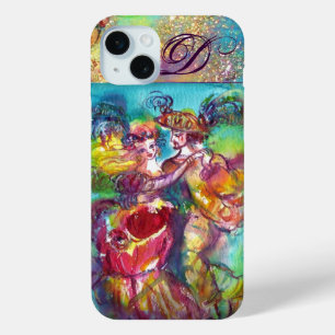 MASQUERADE NIGHT / CARNIVAL DANCE MONOGRAMM iPhone 15 MINI HÜLLE