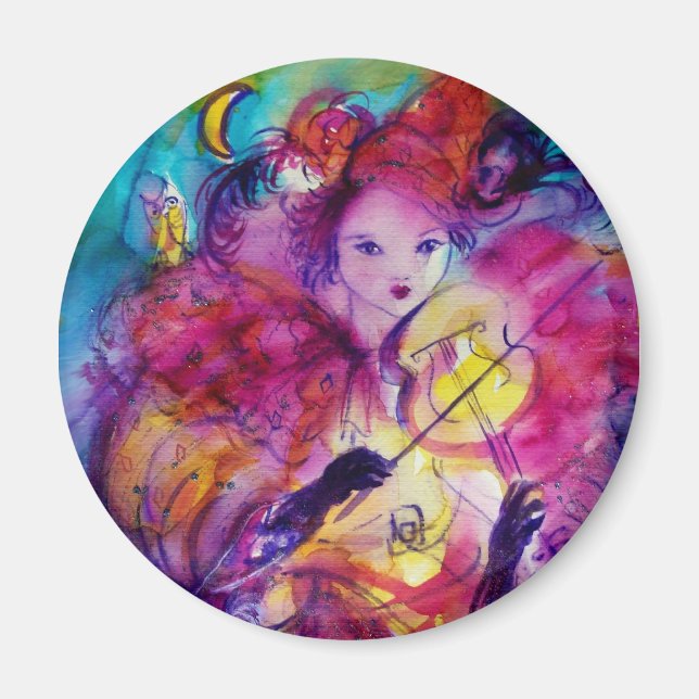 MASQUERADE NIGHT / Venezianischer Karneval Magnet (Vorne)