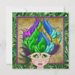 Masquerade-Party Einladung