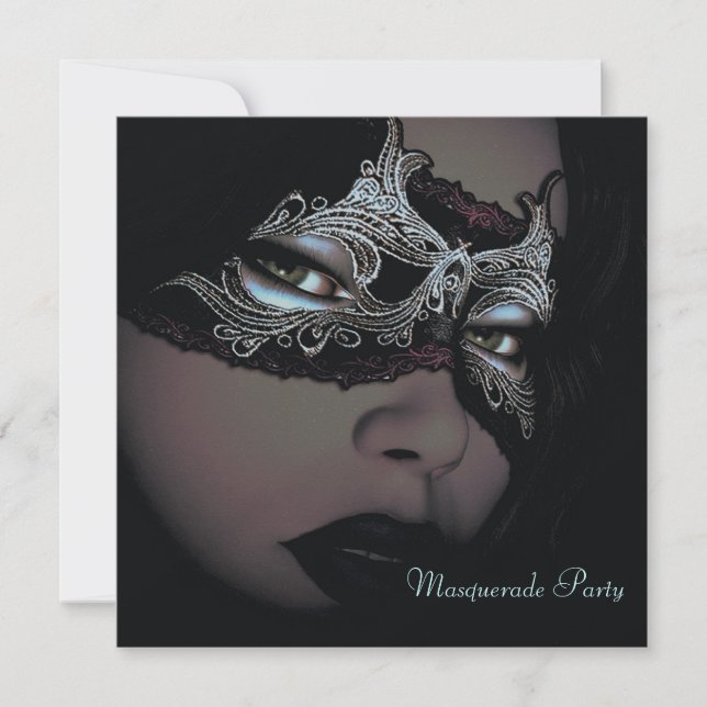 Masquerade Party - Einladung (Vorderseite)