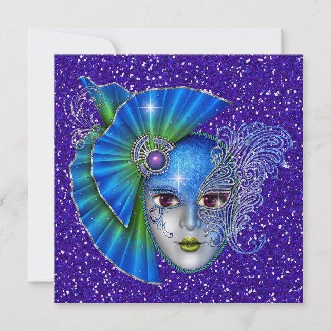 Masquerade - Party Einladung der Kostüme durch den (Vorderseite)