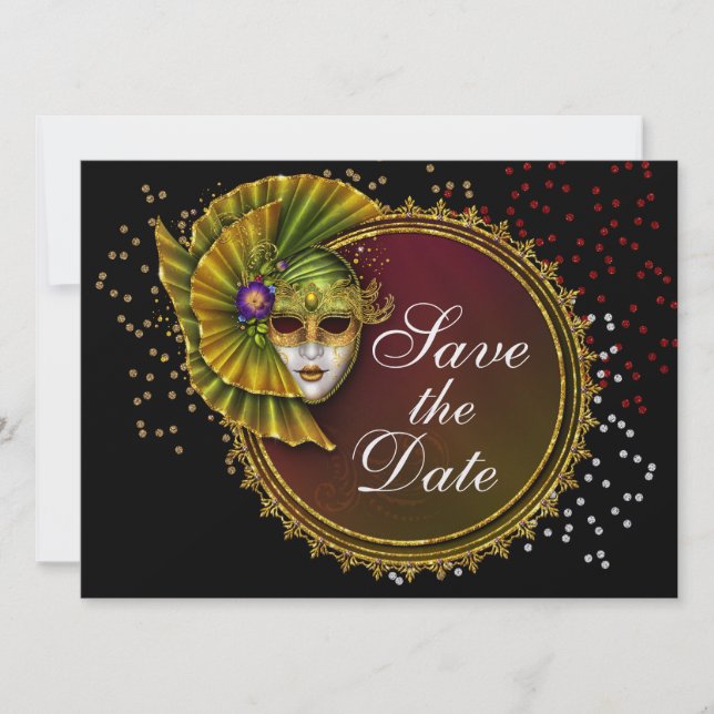 Masquerade - Party Einladung der Kostüme durch den (Vorderseite)