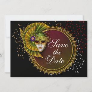 Masquerade - Party Einladung der Kostüme durch den