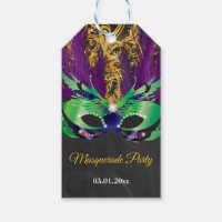 Masquerade Party Magische Nacht Grün Lila Gold