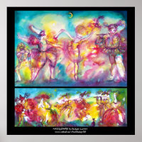 MASQUERADE-PARTY, Mardi-Gras-Masken, Tanz, Musik