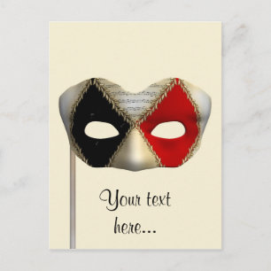 Masquerade Postkarte