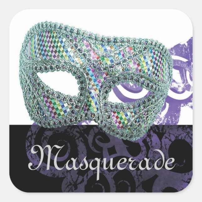 Masquerade Sticker (Vorderseite)