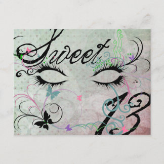 Masquerade Sweet 13 Einladungen