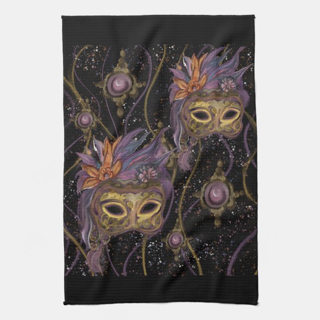 MASQUERADE VENICE ART GESCHIRRTUCH (Vertikal)