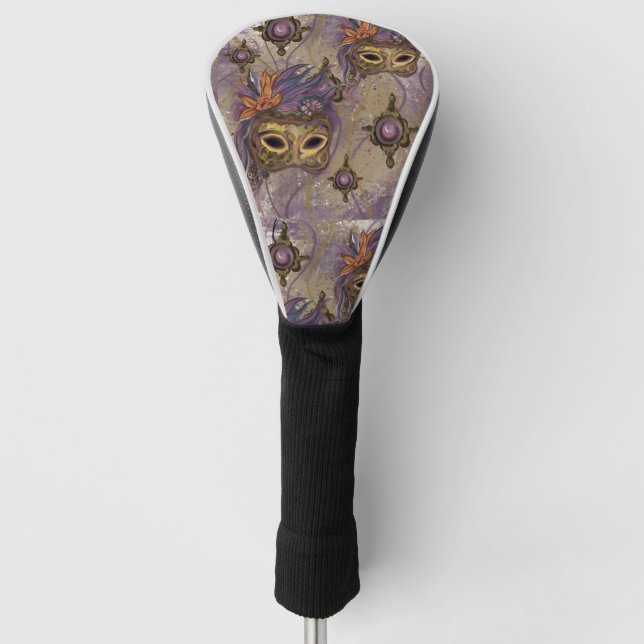 MASQUERADE VENICE ART GOLF HEADCOVER (Vorderseite)