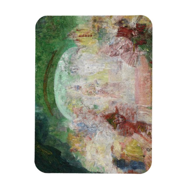 Masquerade von James Ensor (1889) Magnet (Vertikal)