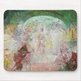 Masquerade von James Ensor (1889) Mousepad