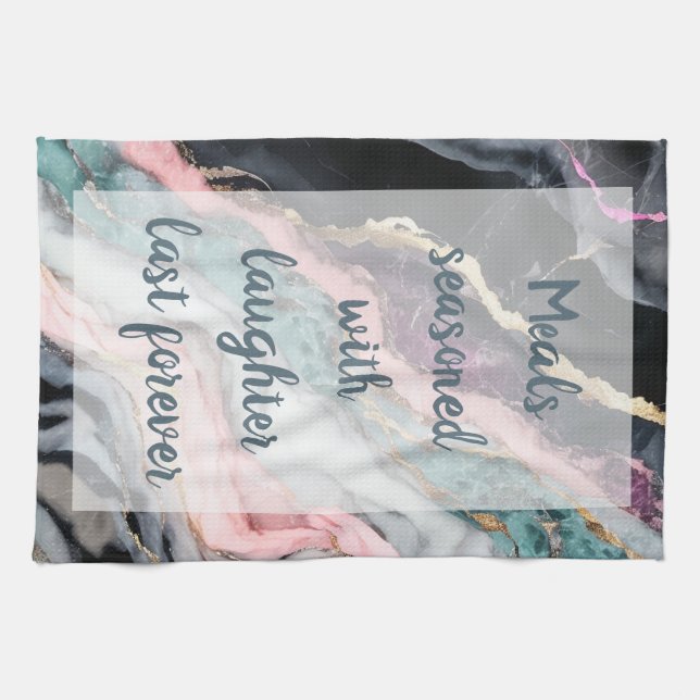 Masquerade - weiß geschirrtuch (Horizontal)