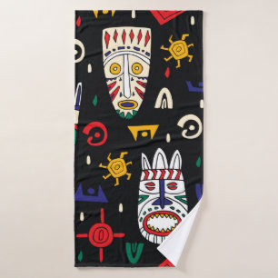Masques tribaux africains motifs sans couture