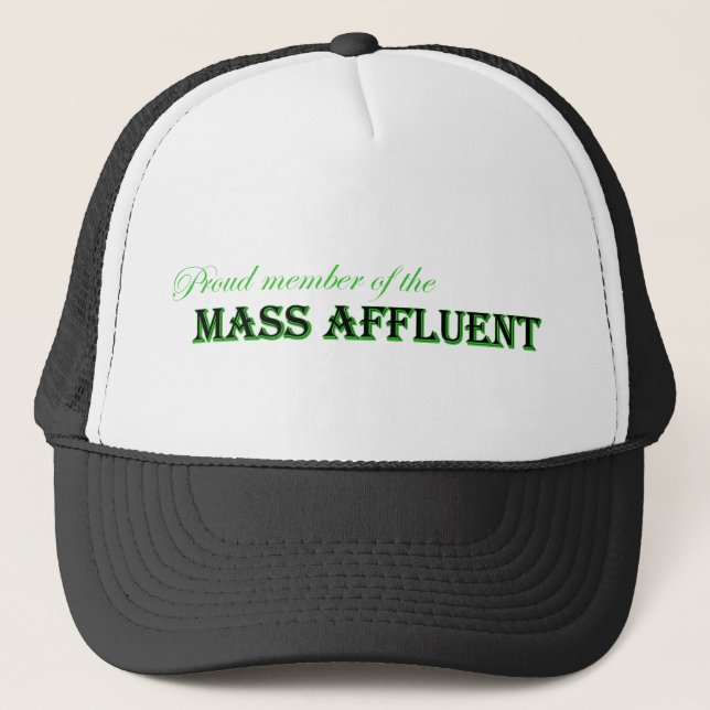 Mass Affluent Truckerkappe (Vorderseite)
