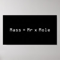 Mass =Mr x Mole