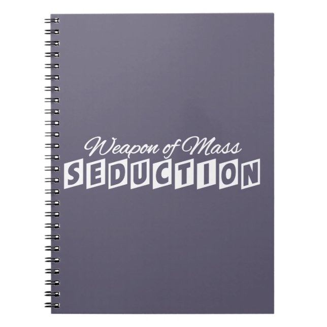 Mass Seduction - kundenspezifisches Notebook Notizblock (Vorderseite)