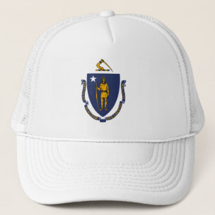 MASSACHUSETTE FLAG TRUCKERKAPPE