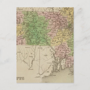 Massachusetts 4 postkarte