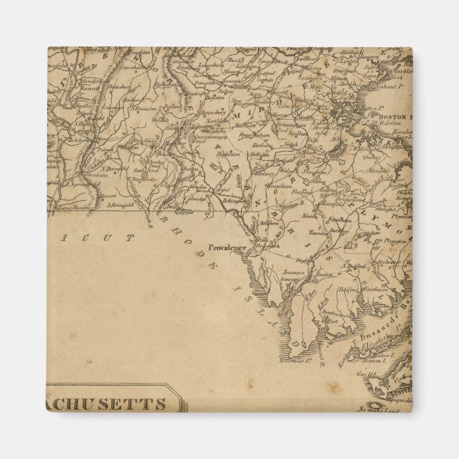 Massachusetts 5 magnet (Vorne)