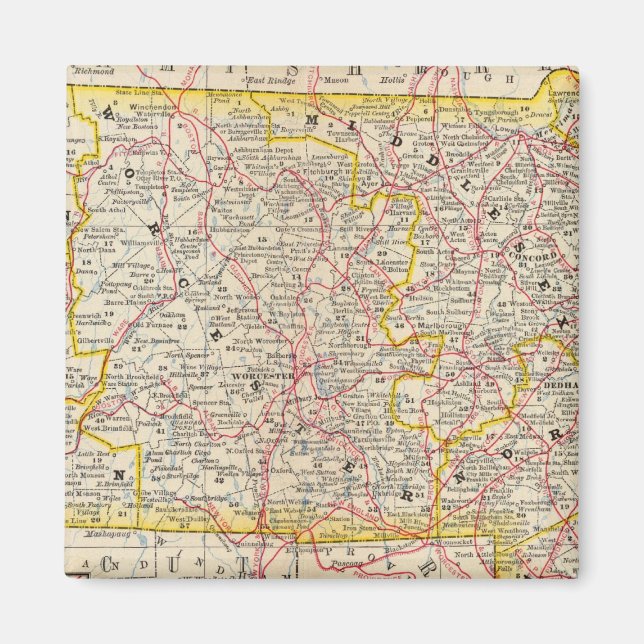 Massachusetts 8 magnet (Vorne)