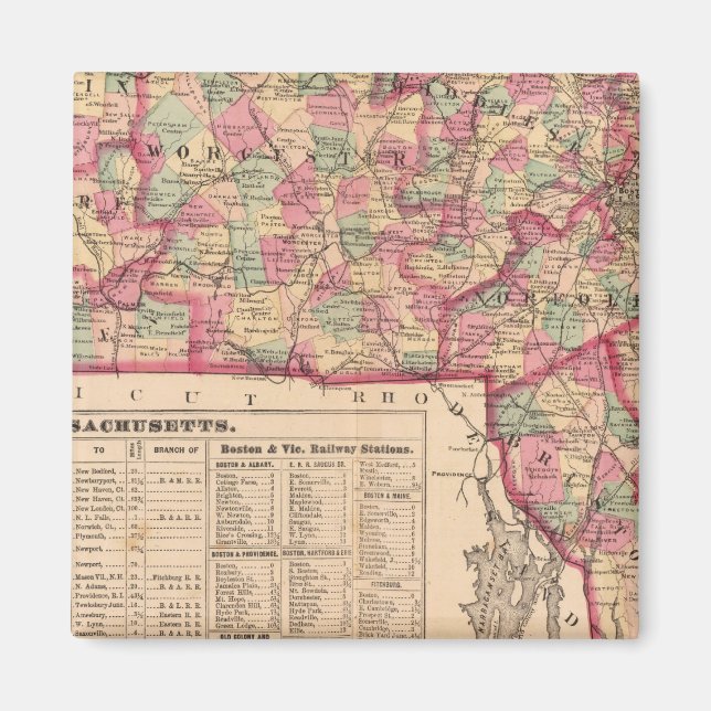 Massachusetts 8 magnet (Vorne)