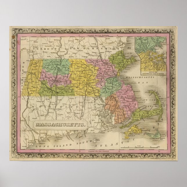 Massachusetts 8 poster (Vorne)