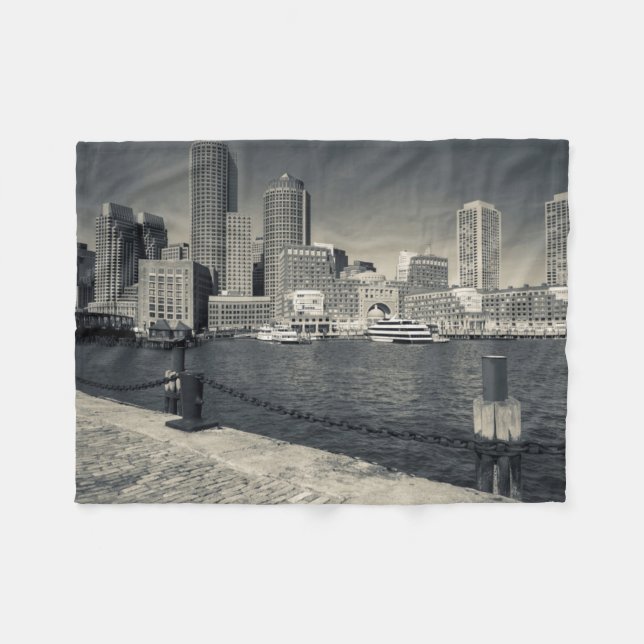 Massachusetts, Boston, Rowe's Wharf Gebäude Fleecedecke (Vorderseite (Horizontal))