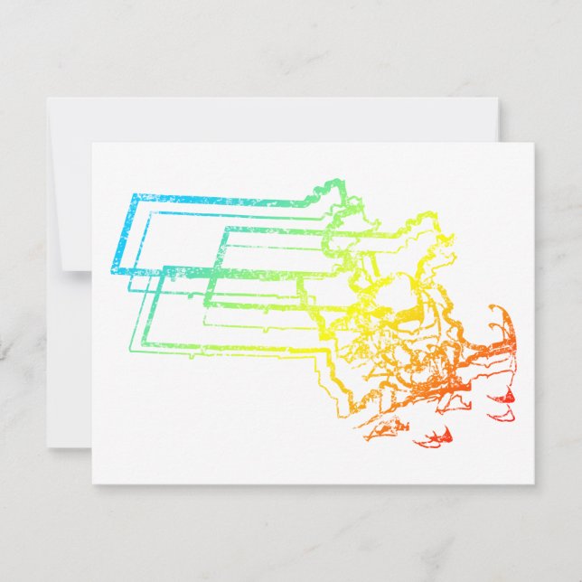 Massachusetts Chillout Einladung (Vorderseite)