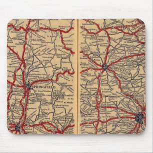 Massachusetts, Connecticut, Rhod Island Mousepad