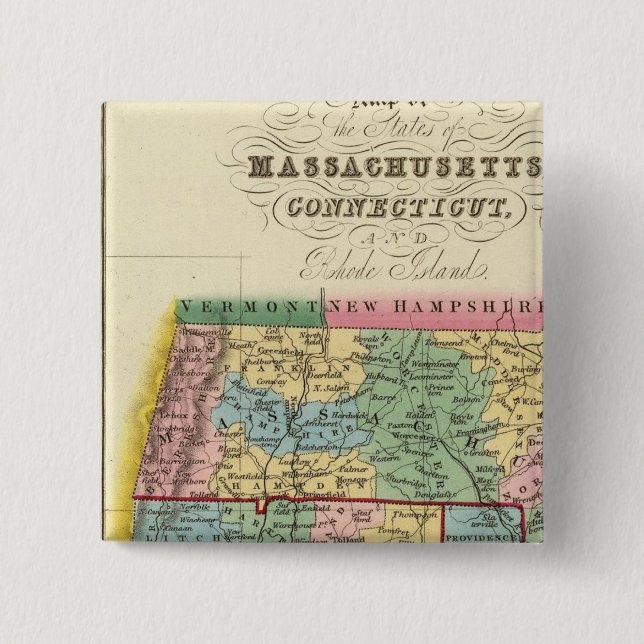 Massachusetts, Connecticut, Rhode Island Button (Vorderseite)