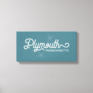 Massachusetts de Plymouth en toile étirée