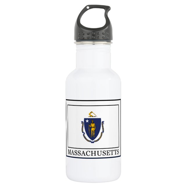 Massachusetts Edelstahlflasche (Vorderseite)