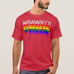 Massachusetts-Fahne T-Shirt