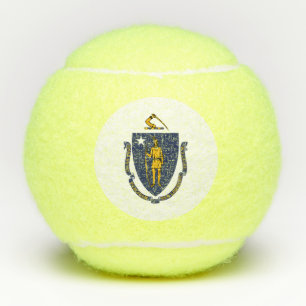 Massachusetts-Flagge Tennisbälle