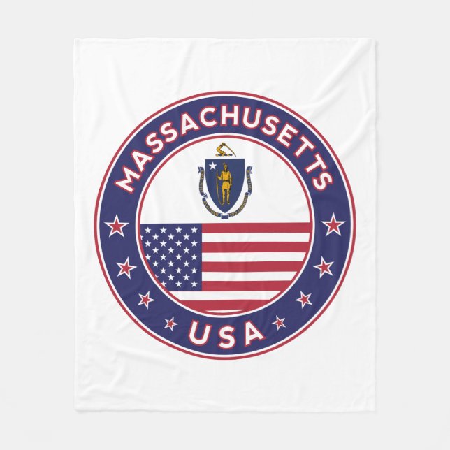 Massachusetts Fleecedecke (Vorderseite)