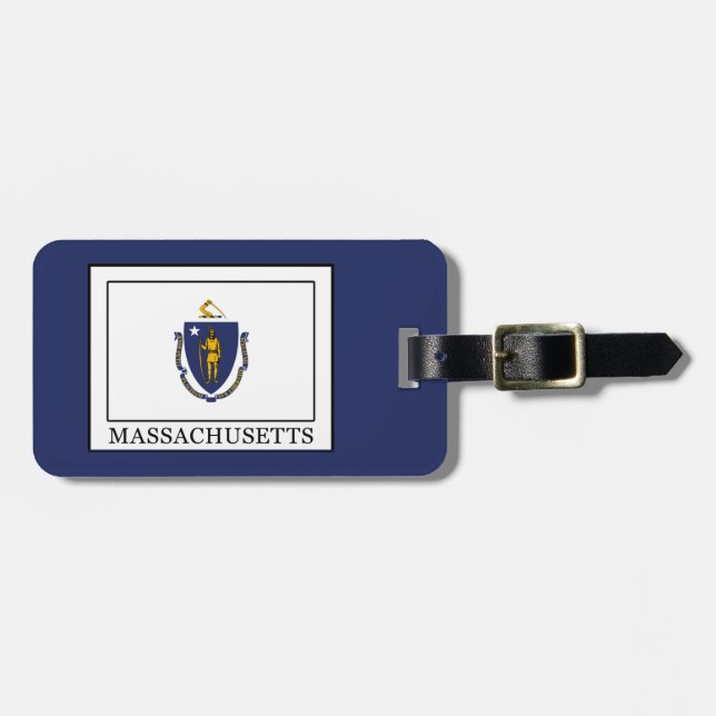 Massachusetts Gepäckanhänger (Vorderseite horizontal)
