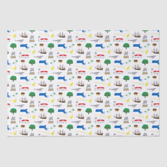 Massachusetts-Gewebepapier Seidenpapier (Vorderseite)