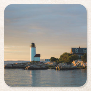 Massachusetts, Gloucester, Annisquam, Annisquam Rechteckiger Pappuntersetzer