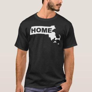 Massachusetts Heimweh aus dem Staat T-Shirt Tees