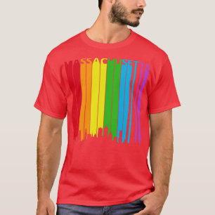 Massachusetts LGBT-Gay Pride T-Shirt