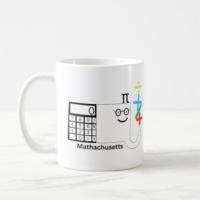 Massachusetts Mathachusetts Mug (Gauche)